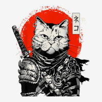 Samurai Japanese Cat Bushido Warrior, Katana Sword Retro Scorecard Crop Tee | Artistshot