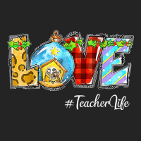 Love Teacher Life Christian Nativity Scene In Christmas T Shirt 3/4 Sleeve Shirt | Artistshot