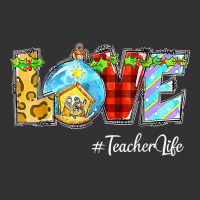 Love Teacher Life Christian Nativity Scene In Christmas T Shirt Vintage Hoodie | Artistshot