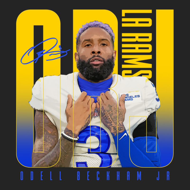 Odell Beckham Vintage Nostalgia  (1) (1) 3/4 Sleeve Shirt by juancotamh | Artistshot