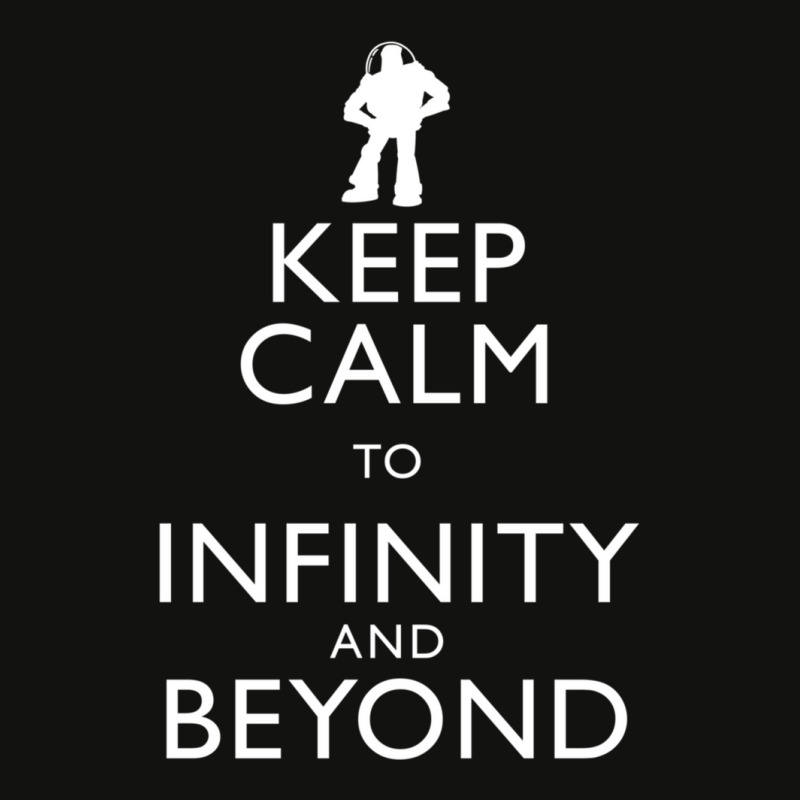 Keep Calm To Infinity And Beyond Scorecard Crop Tee by StefanyIveson | Artistshot