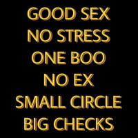 Good Sex No Stress One Boo No Ex Small Circle Big Checks Adjustable Cap | Artistshot