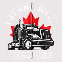 I Stand With Canadian Truckers Zip Hoodie Pocket T-shirt | Artistshot