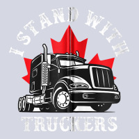 I Stand With Canadian Truckers Zip Hoodie Fleece Short | Artistshot