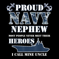 Proud Navy Nephew T Shirts Long Sleeve Baby Bodysuit | Artistshot