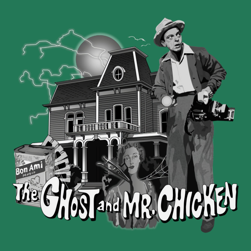 The Ghost And Mr Chicken Music Nostalgia Ladies Fitted T-Shirt by djuriceldowt | Artistshot