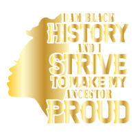 I'm History And I Strive To Make My Ancestor Proud Pullover Hoodie Crop Top | Artistshot