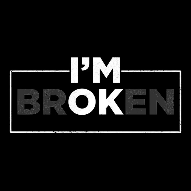 I'm Ok Broken Pullover Hoodie Lightweight Hoodie | Artistshot