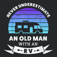 Mens An Old Man With An Rv (gift For Him) Crewneck Sweatshirt | Artistshot