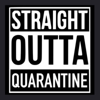 Straight Outta Quarantine Unisex Sherpa-lined Denim Jacket | Artistshot