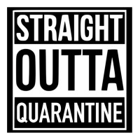 Straight Outta Quarantine 3/4 Sleeve Shirt | Artistshot