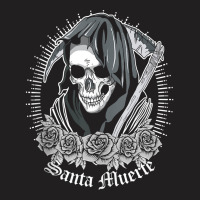 Santa Muerte Female Deity Mexican Satanic Dead Sugar Skull Tank Top T-shirt | Artistshot