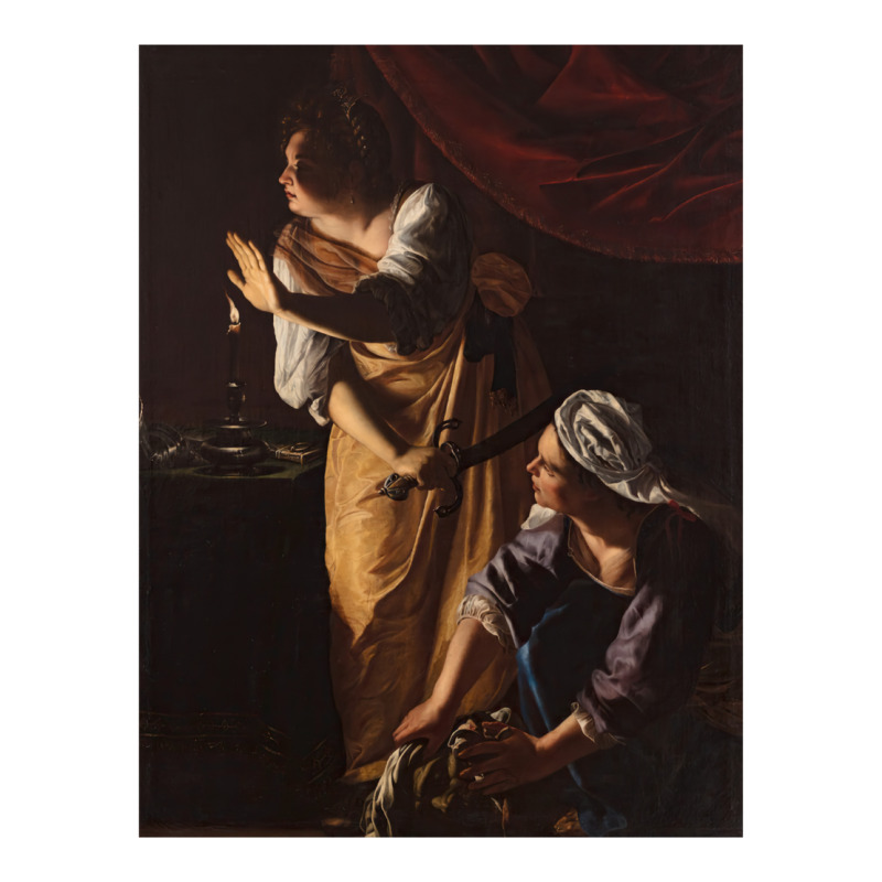 Artemisia Gentileschi   Judith And Her Maidservant With The Head Of Ho 3/4 Sleeve Shirt by apsnermutume | Artistshot