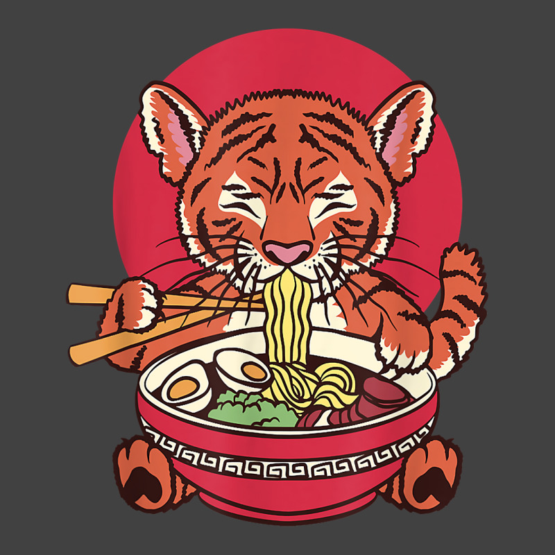 Japanese Baby Tiger Eating Ramen Noodles Vintage T-shirt | Artistshot