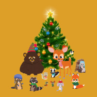 South Park Christmas Tree Woodland Critters T-shirt | Artistshot