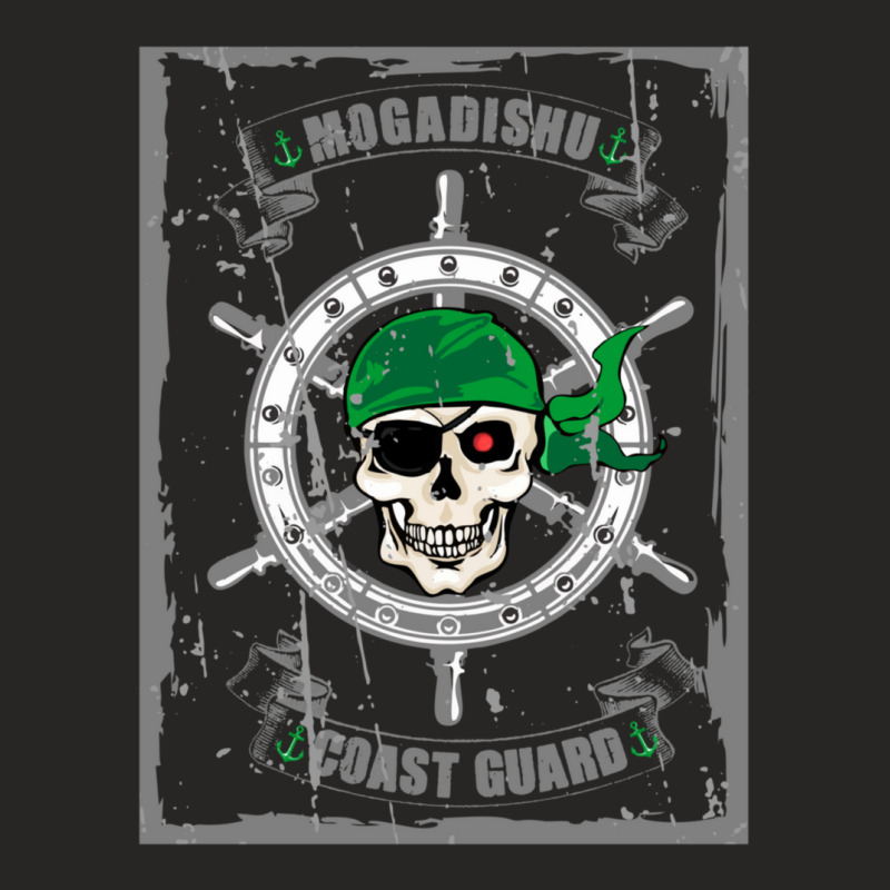 Pirate Mogadishu Coast Guard 1 Ladies Fitted T-Shirt by ekukaevelsy | Artistshot