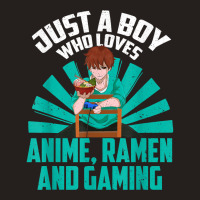 Japanese Ramen Gaming Otaku Kawaii Gamer Boys Kawaii Anime Tank Top | Artistshot