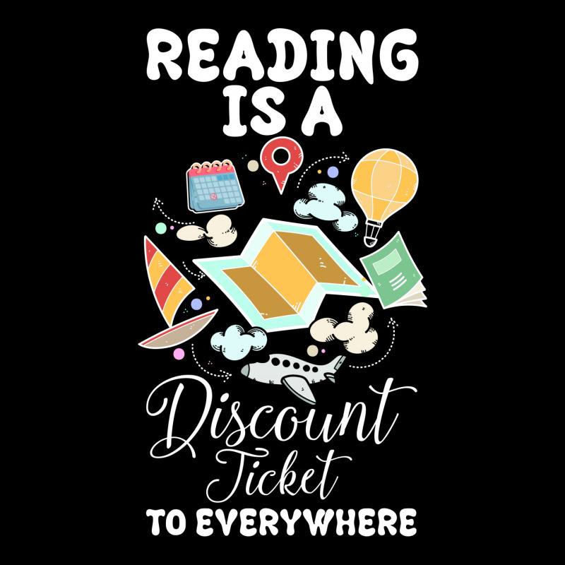 Reading Is A Discount Ticket To Everywhere For Dark Youth Hoodie by autlu2024 | Artistshot