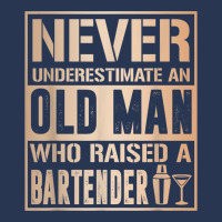 Mens Old Man Raised Bartender Fathers Tshirt Men Denim Jacket | Artistshot