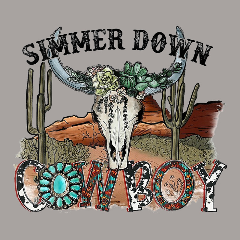 Western Country Cowgirl Simmer Down Cowboy Rodeo Horse Girl Racerback Tank | Artistshot