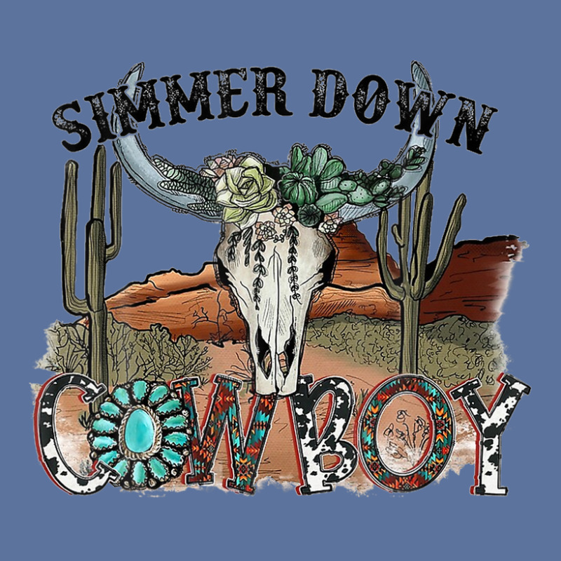 Western Country Cowgirl Simmer Down Cowboy Rodeo Horse Girl Lightweight Hoodie | Artistshot