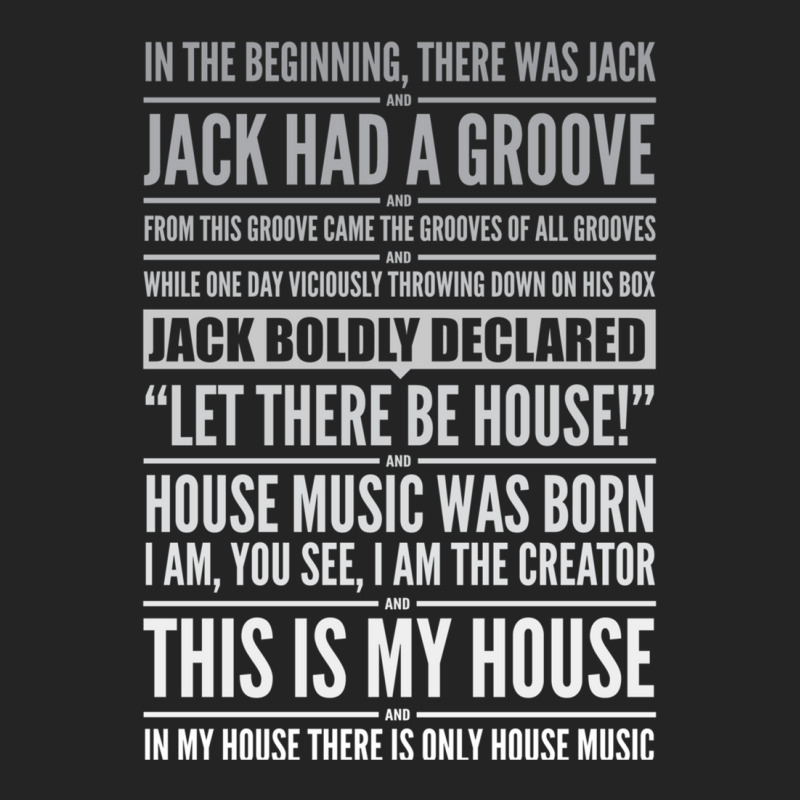 Jack's House  White On Black 3/4 Sleeve Shirt by BlondinaKovacevic | Artistshot