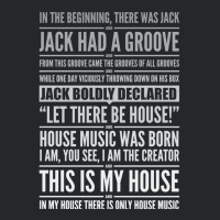 Jack's House  White On Black Crewneck Sweatshirt | Artistshot