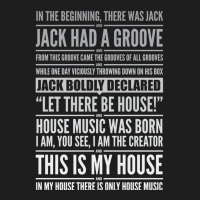 Jack's House  White On Black Classic T-shirt | Artistshot