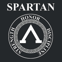 Spartan Shield Virtues Of Sparta Classical Greece Crewneck Sweatshirt | Artistshot