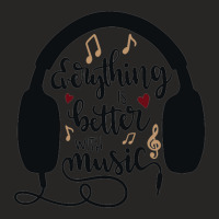 Music Is Everywhere, Gift For Music Lover, Music Teacher, Music Compos Ladies Fitted T-shirt | Artistshot