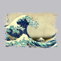 Stylish Vintage Art Great Ocean Wave Hokusai Classic Design Pocket T-shirt | Artistshot