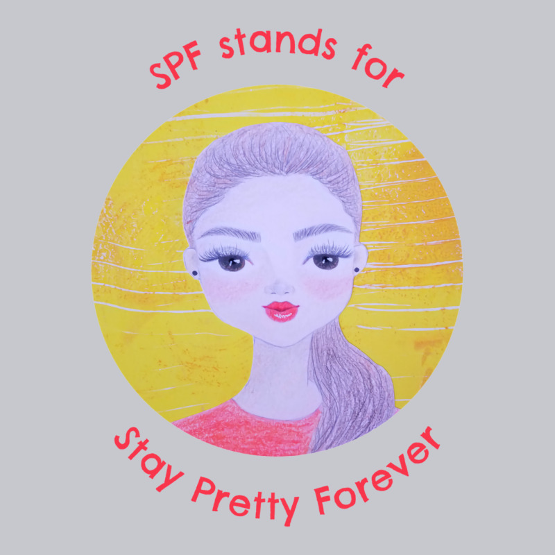 Spf Stands For Stay Pretty Forever Beautiful Female Face Drawing Unisex Jogger | Artistshot