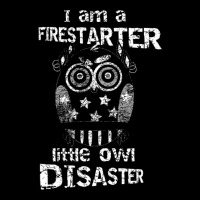 Little Owl Firestarter Disaster Cropped Hoodie | Artistshot