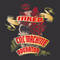 Cnc Machine Operator Inked Skull & Red Roses Tattoo Vintage Hoodie | Artistshot