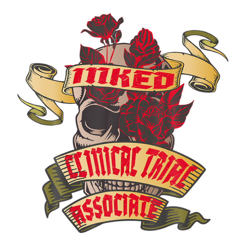 Clinical Trial Associate Inked Skull & Red Roses Tattoo Youth Tee | Artistshot