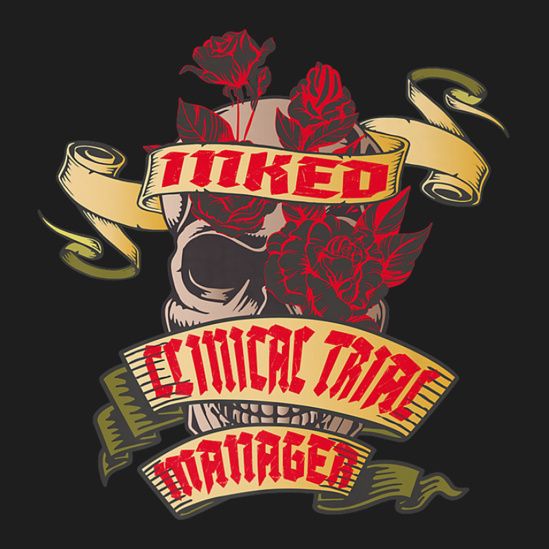 Clinical Trial Manager Inked Skull & Red Roses Tattoo Classic T-shirt | Artistshot