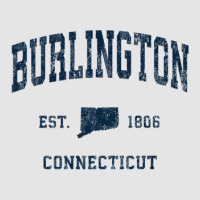 Burlington Connecticut Ct Vintage Athletic Navy Sports Desig Exclusive T-shirt | Artistshot