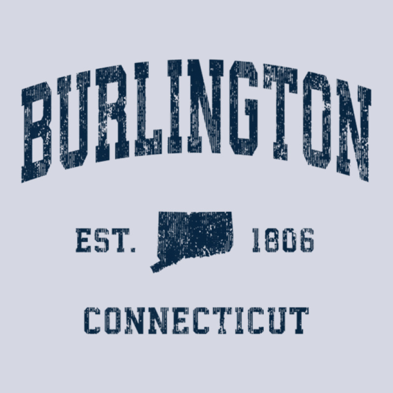 Burlington Connecticut Ct Vintage Athletic Navy Sports Desig Fleece Short | Artistshot