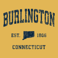 Burlington Connecticut Ct Vintage Athletic Navy Sports Desig Vintage Hoodie And Short Set | Artistshot