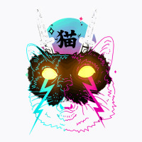 Cyberpunk Cat Kitten Japanese Retro Vaporwave Cats T-shirt | Artistshot