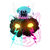 Cyberpunk Cat Kitten Japanese Retro Vaporwave Cats 3/4 Sleeve Shirt | Artistshot