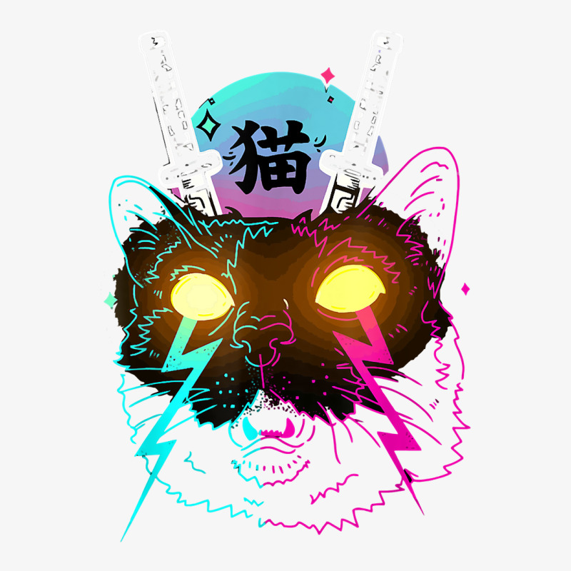 Cyberpunk Cat Kitten Japanese Retro Vaporwave Cats Champion Hoodie by mintoosaenanf | Artistshot