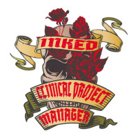 Clinical Project Manager Inked Skull & Red Roses Tattoo Men's T-shirt Pajama Set | Artistshot