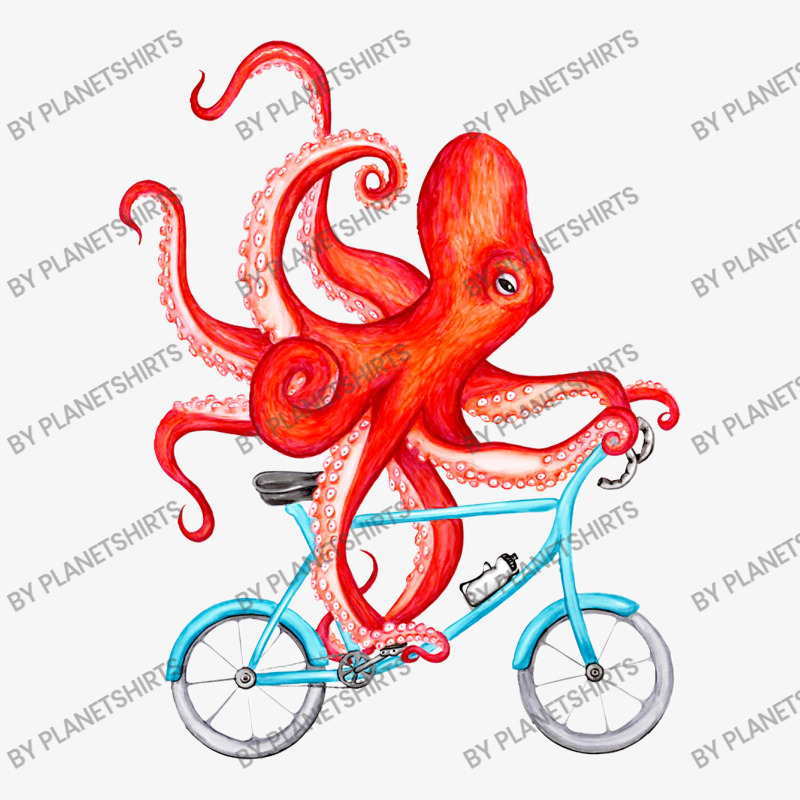 Cycling Octopus Relaxed Ladies Fitted T-shirt | Artistshot