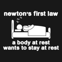 Newton's First Law A Body At Rest Wants To Stay At Rest Flannel Shirt | Artistshot