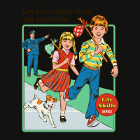 Let's Run Away Scorecard Crop Tee | Artistshot