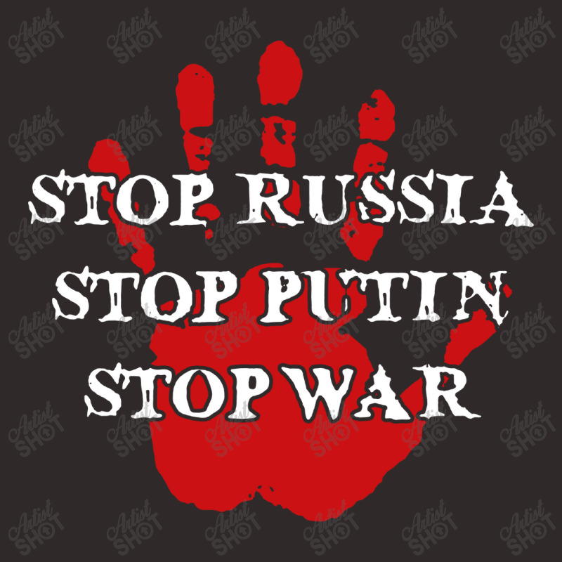 Stop Russia Stop Putin Stop War Racerback Tank by Lili Fashion | Artistshot