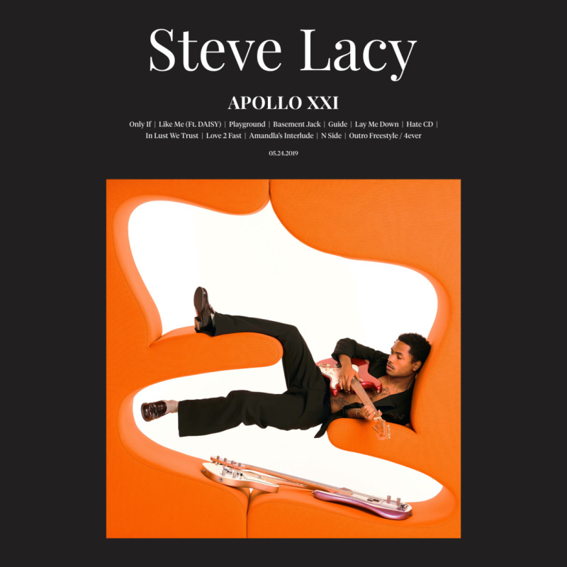 Steve Lacy   Apollo Xxi (2019) Music Album Cover Poster T-Shirt by jorsievinettc | Artistshot