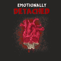 Emotionally Detached Heart And Skull Ladies Fitted T-shirt | Artistshot