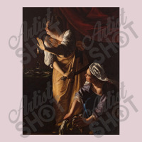 Artemisia Gentileschi   Judith And Her Maidservant With The Head Of Ho Ladies Fitted T-shirt | Artistshot